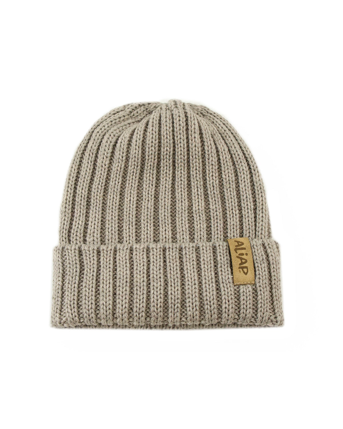 Merino Wool Beanie - taupe