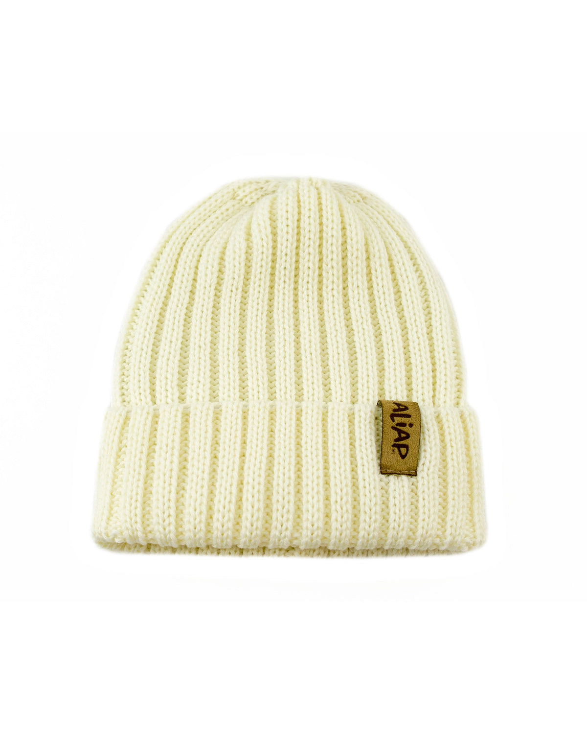 Merino Wool Beanie - cream