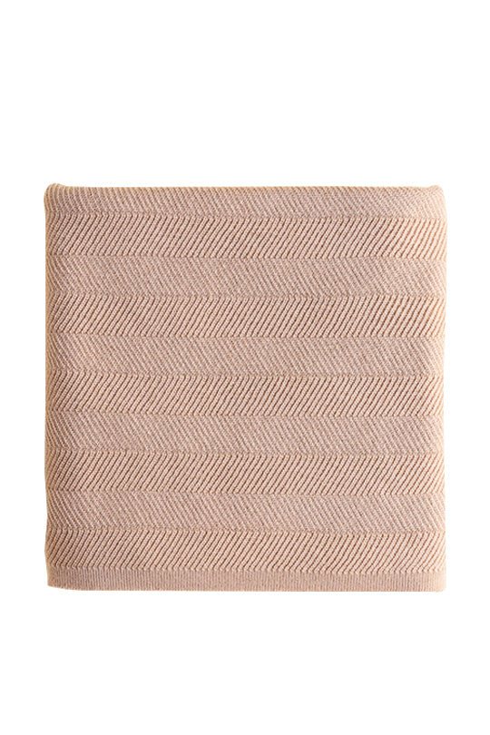 Merino Wool Blanket Freddie - Rose <br>hvid