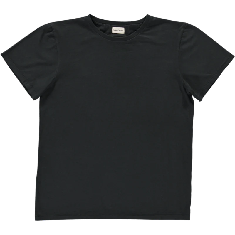 Camiseta T-Shirt - Black <br>Poudre Organic