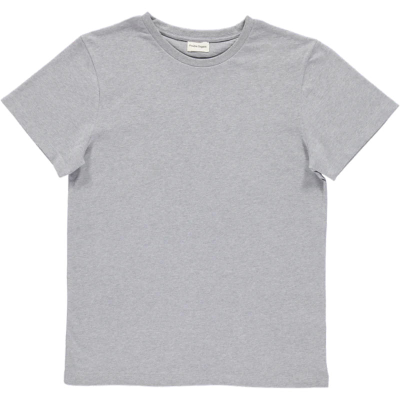 Camiseta T-Shirt - Heather Gray <br>Poudre Organic