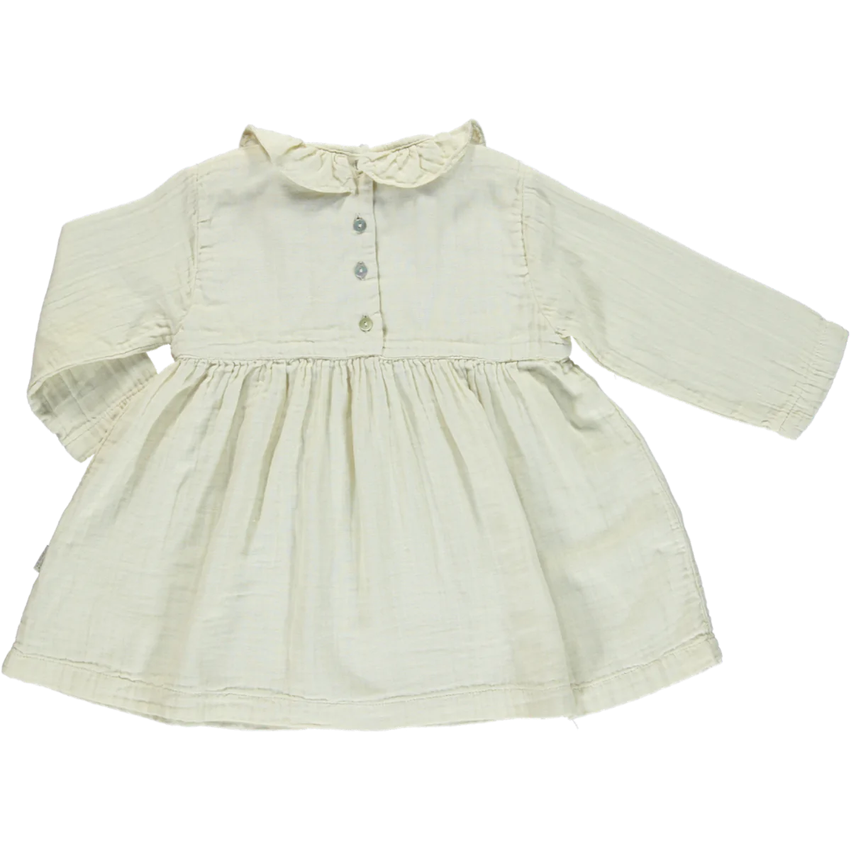 Ruffle Prairie Dress <br> Poudre Organic