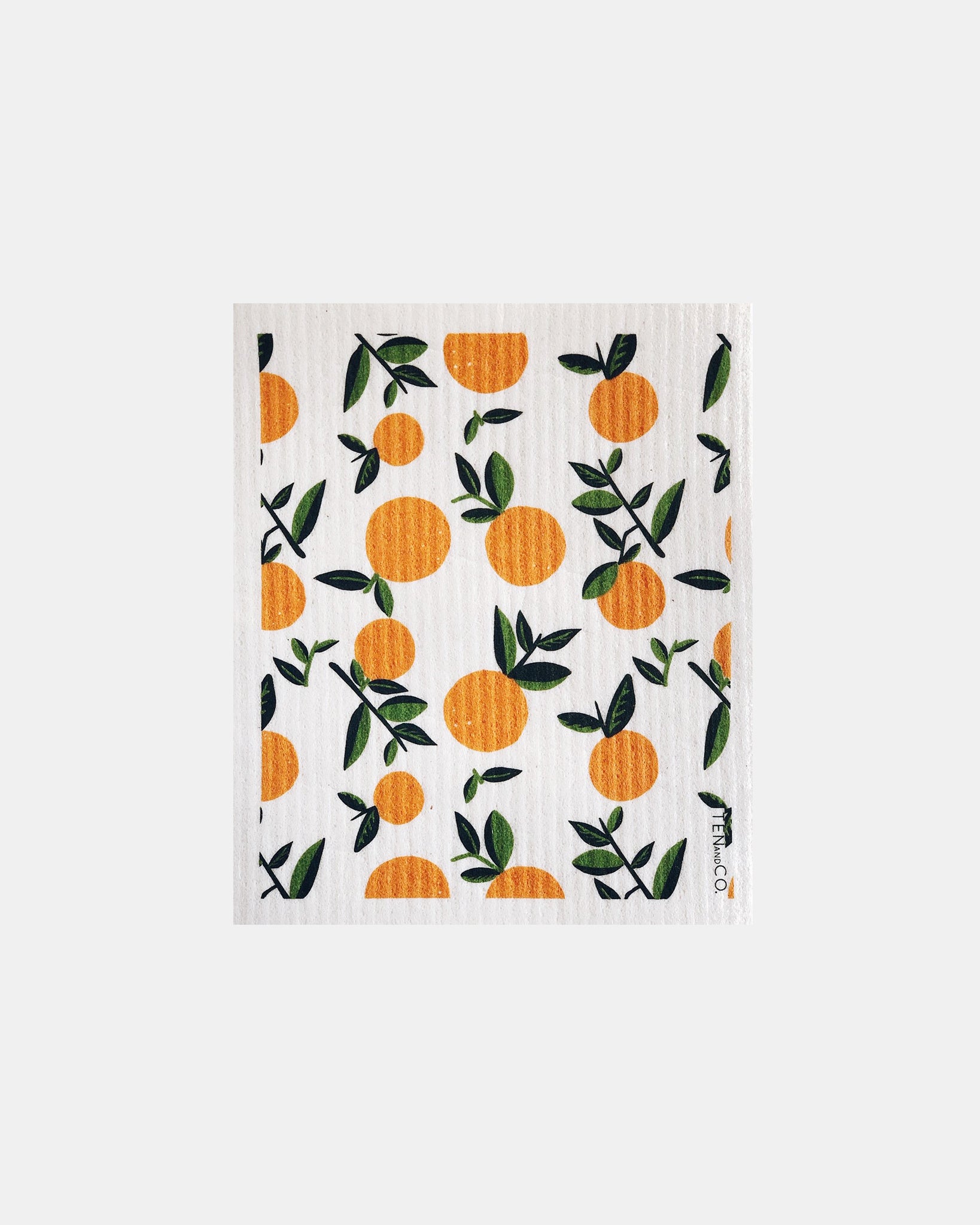 Citrus Orange Sponge Cloth <br>Ten & Co.