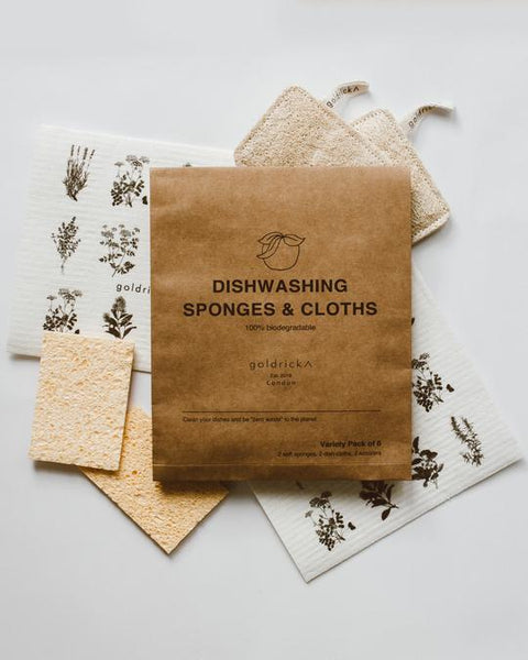 Dishwashing Sponges & Cloths | Set Of 6
