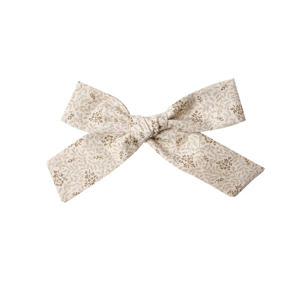 Large Bow - natural floral