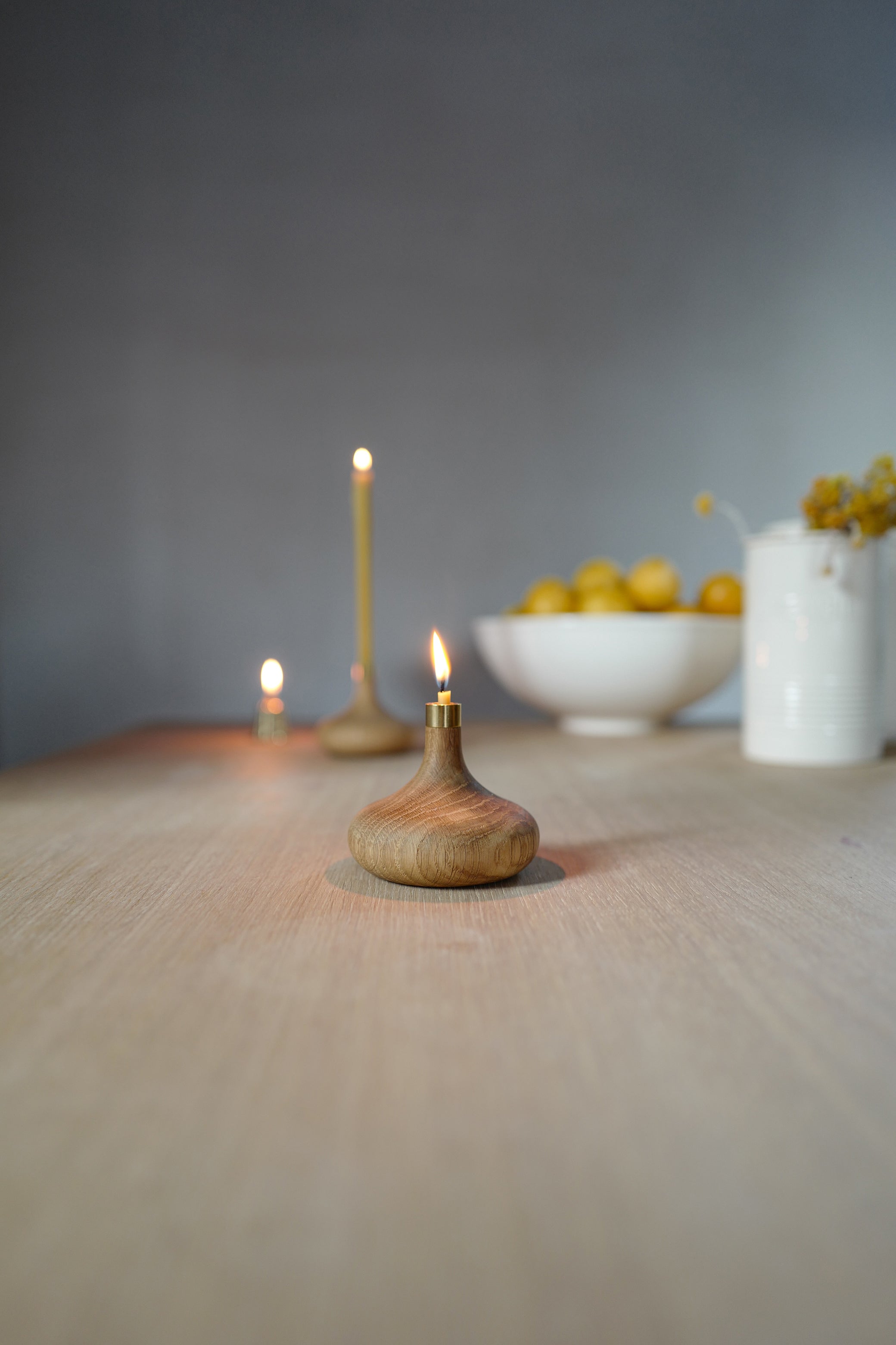 Oak Candle Holder <br>Ovo Things