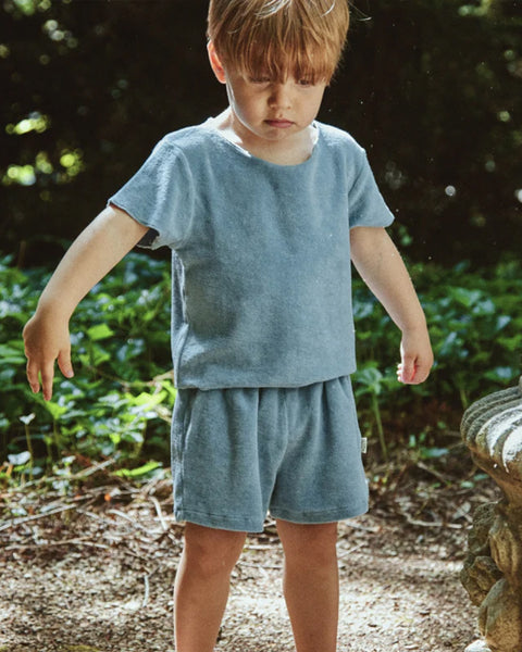 Oeillet Terry Shorts <br>Poudre Organic