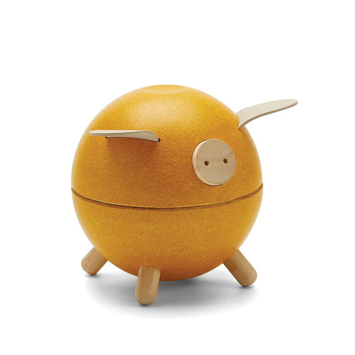 Piggy Bank - Yellow<br> Plan Toys