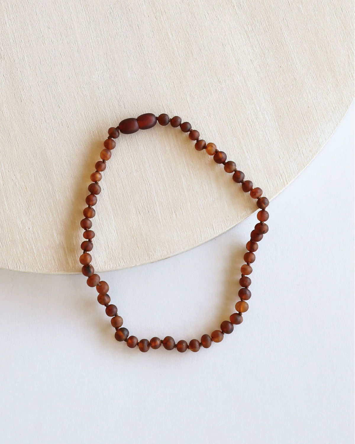 Raw Cognac Baltic Amber || Necklace