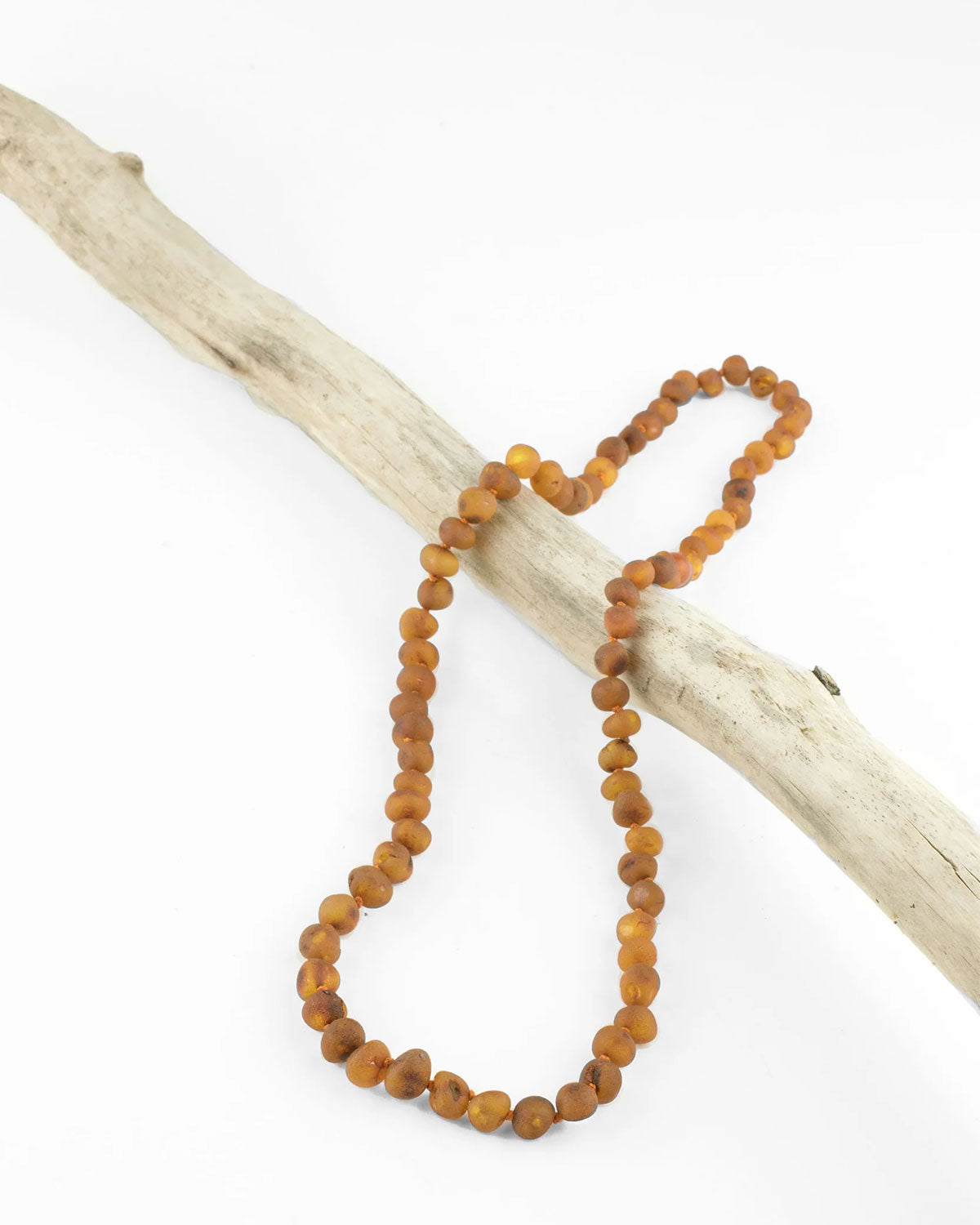 Raw Cognac Baltic Amber || Necklace