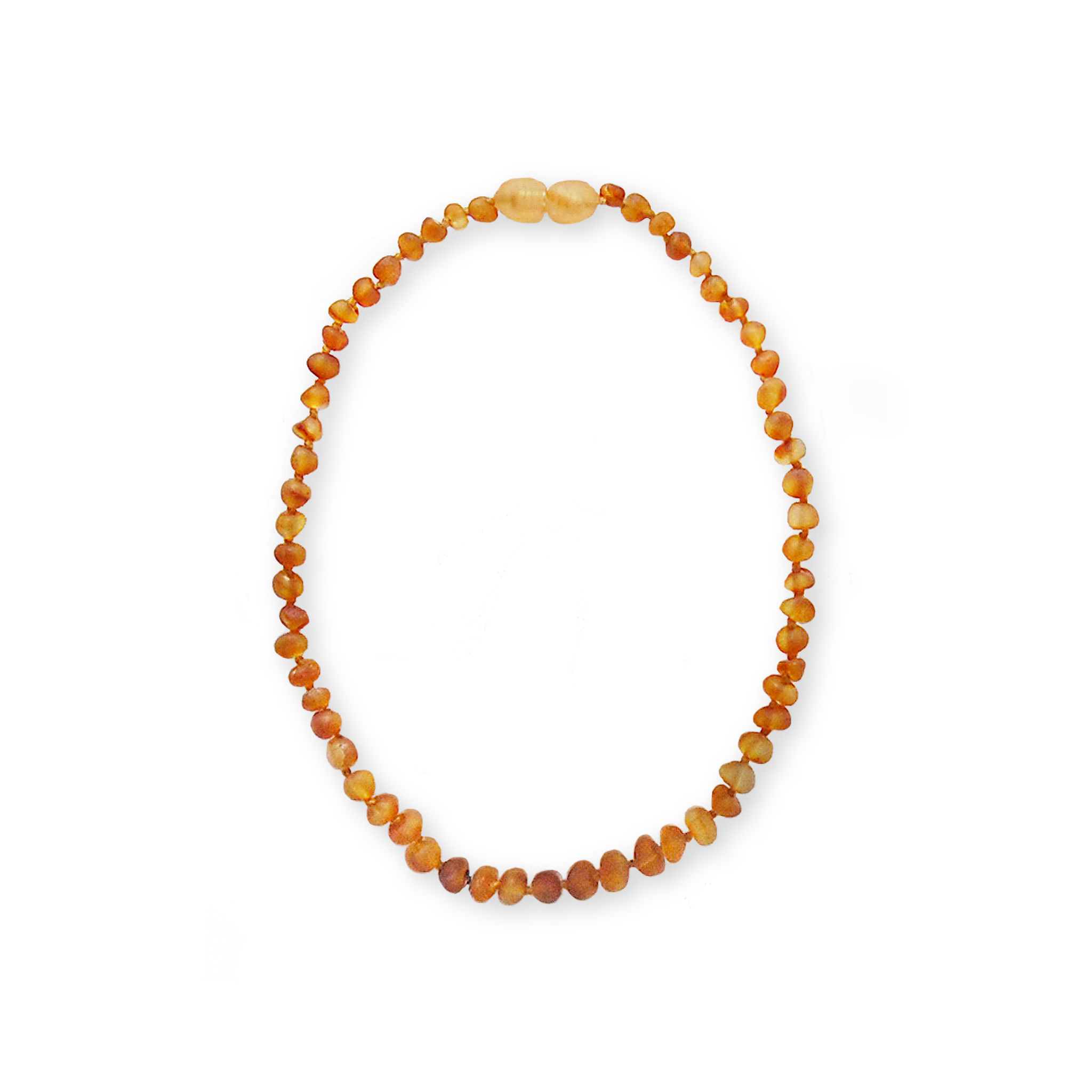 Raw Baltic Amber Necklace - cognac <br> Canyon Leaf