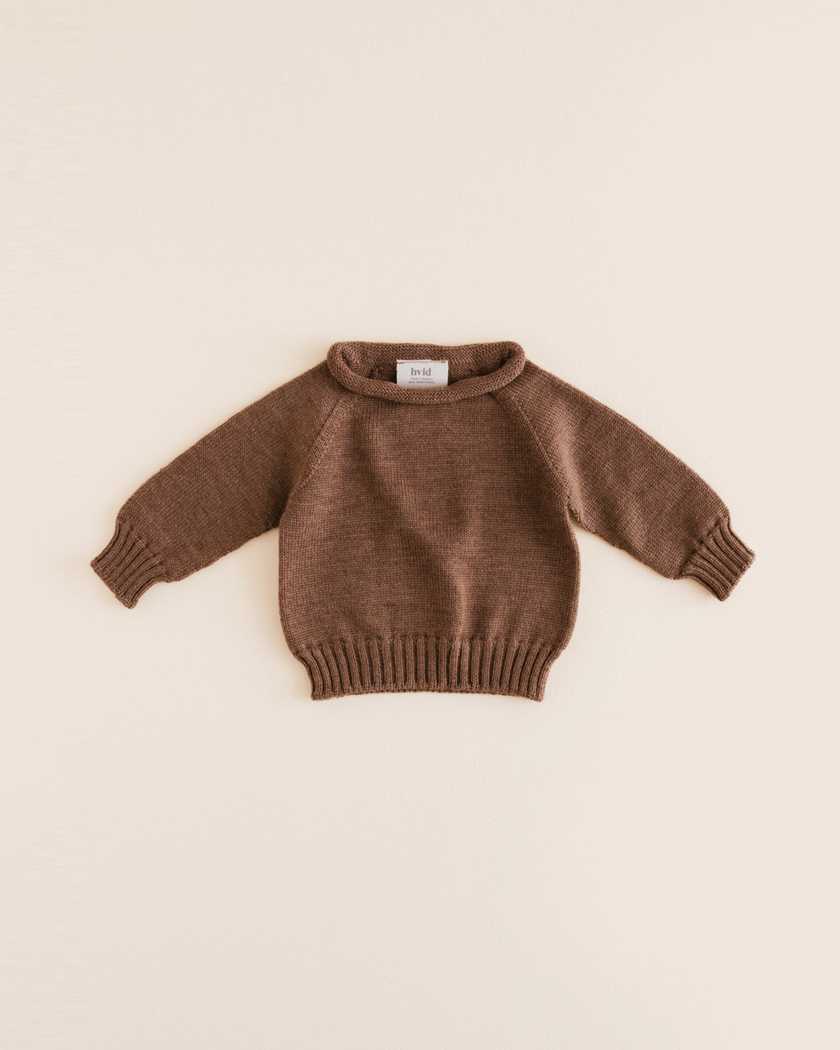 Sweater Georgette - Mocha <br>hvid