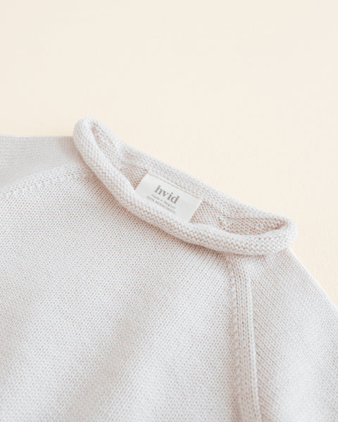 Sweater Georgette - Off White <br>hvid