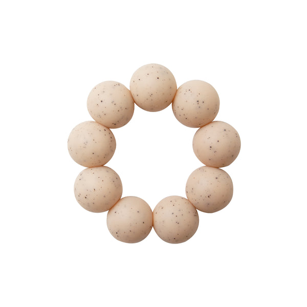 Freezable silicone teething toy- sandstone <br>Dove and Dovelet