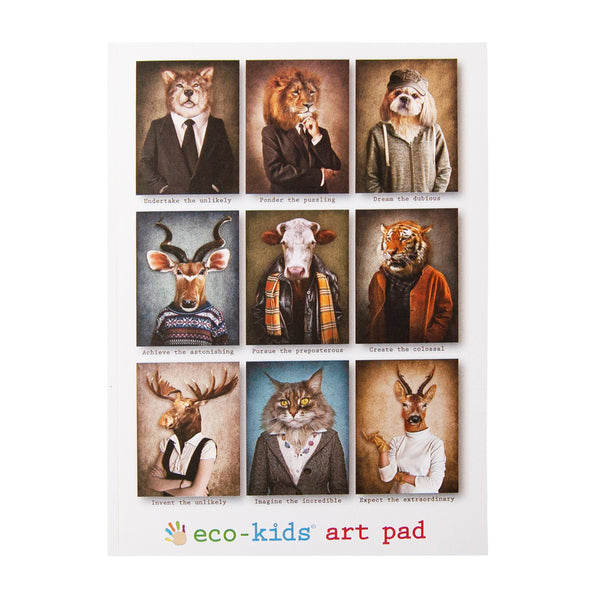 Eco art pad- Animal Cover <br> Eco Kids