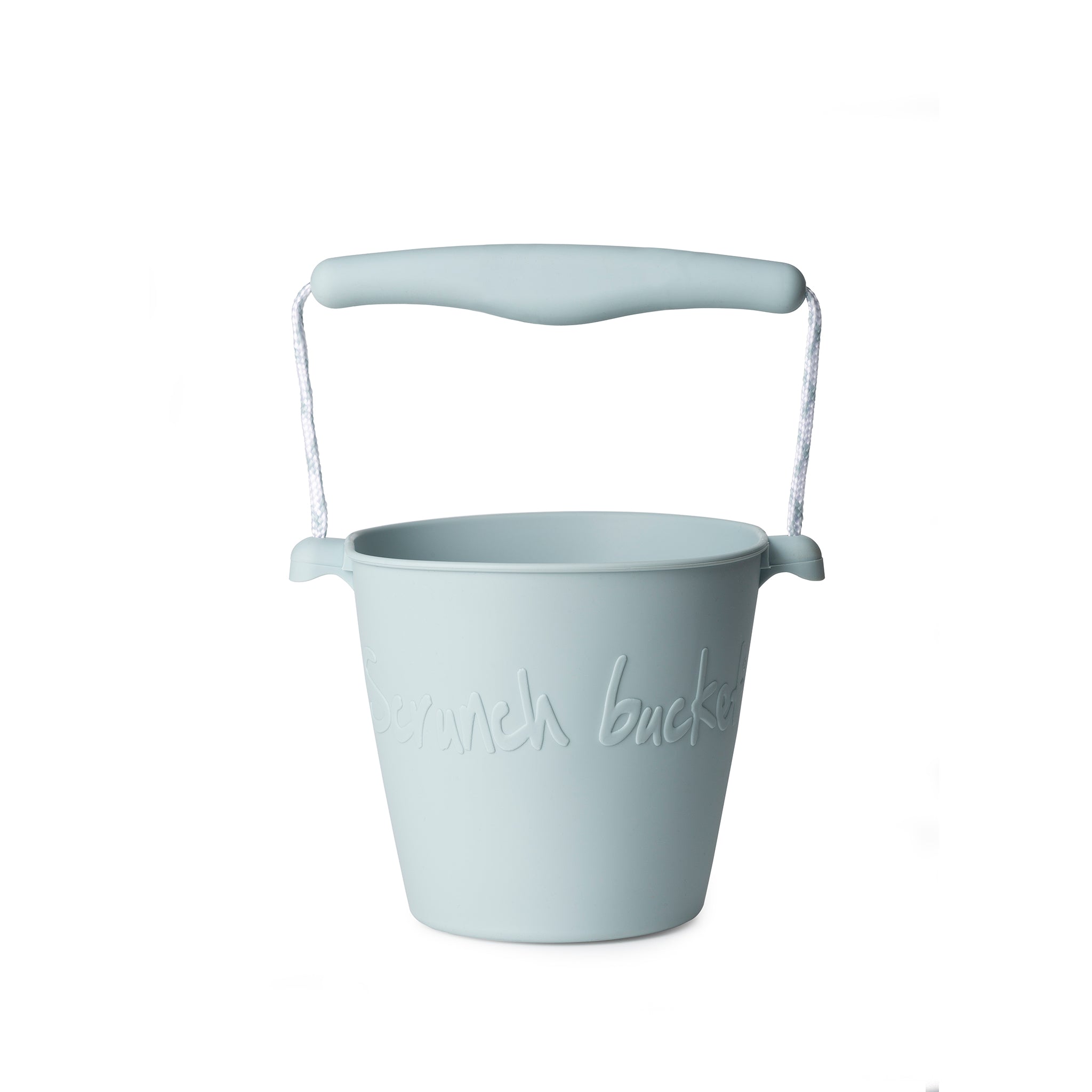 Silicone Beach Bucket - egg blue