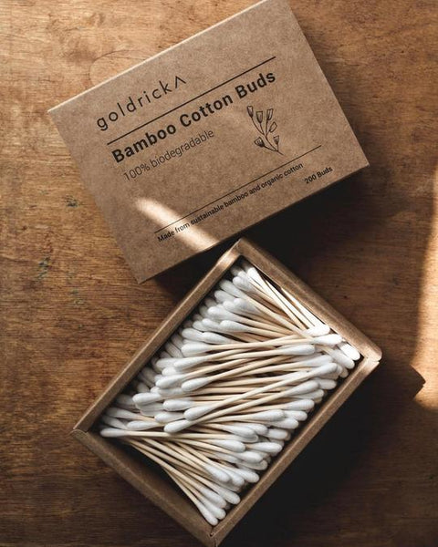Bamboo Cotton Swabs- 100% Biodegradable