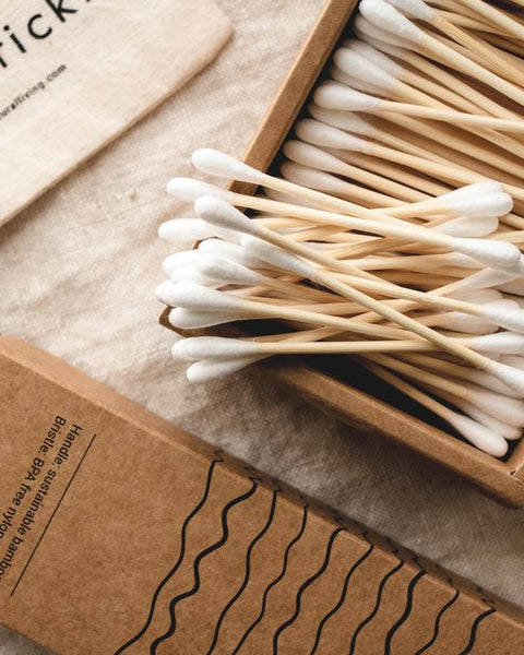 Bamboo Cotton Swabs- 100% Biodegradable