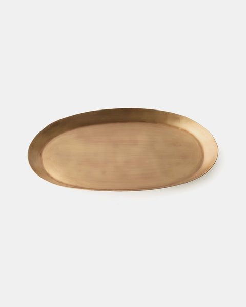Brass oval tray - Medium <br>Fog Linen