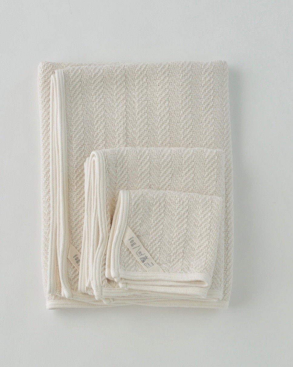 Herringbone Cotton Towel-hand towelFog Linen