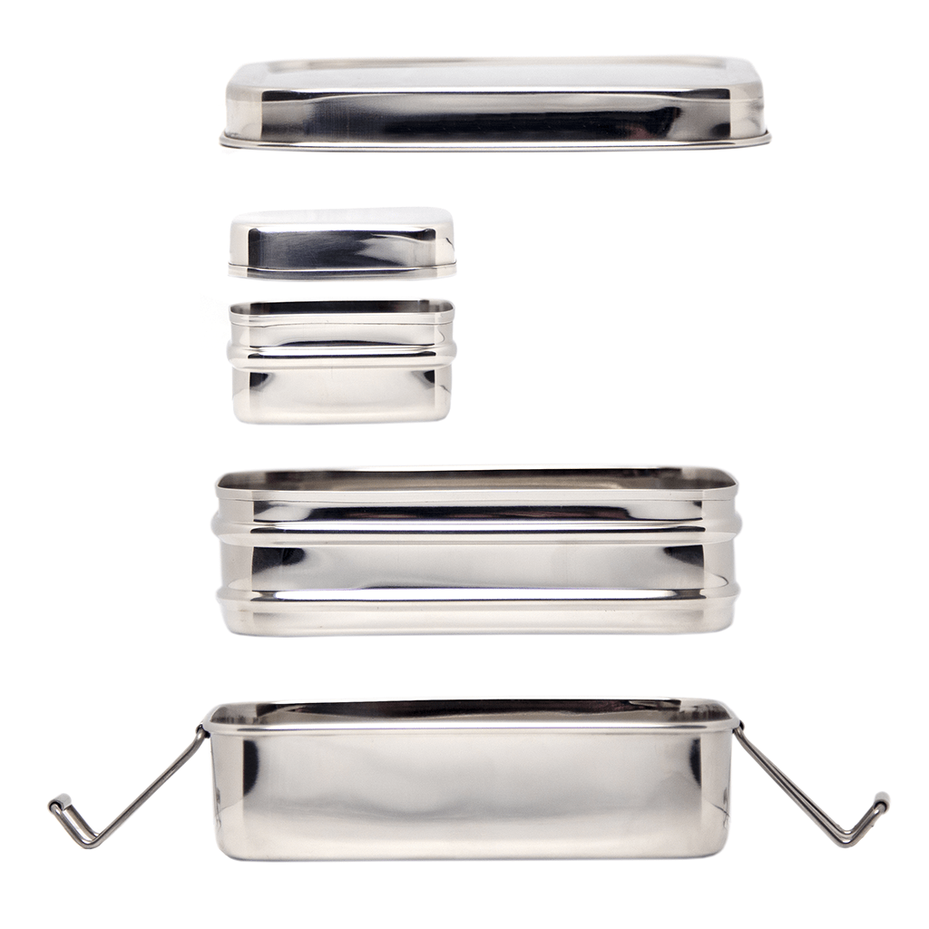 Three-in-one Classic  - Stainless Steel Bento Box