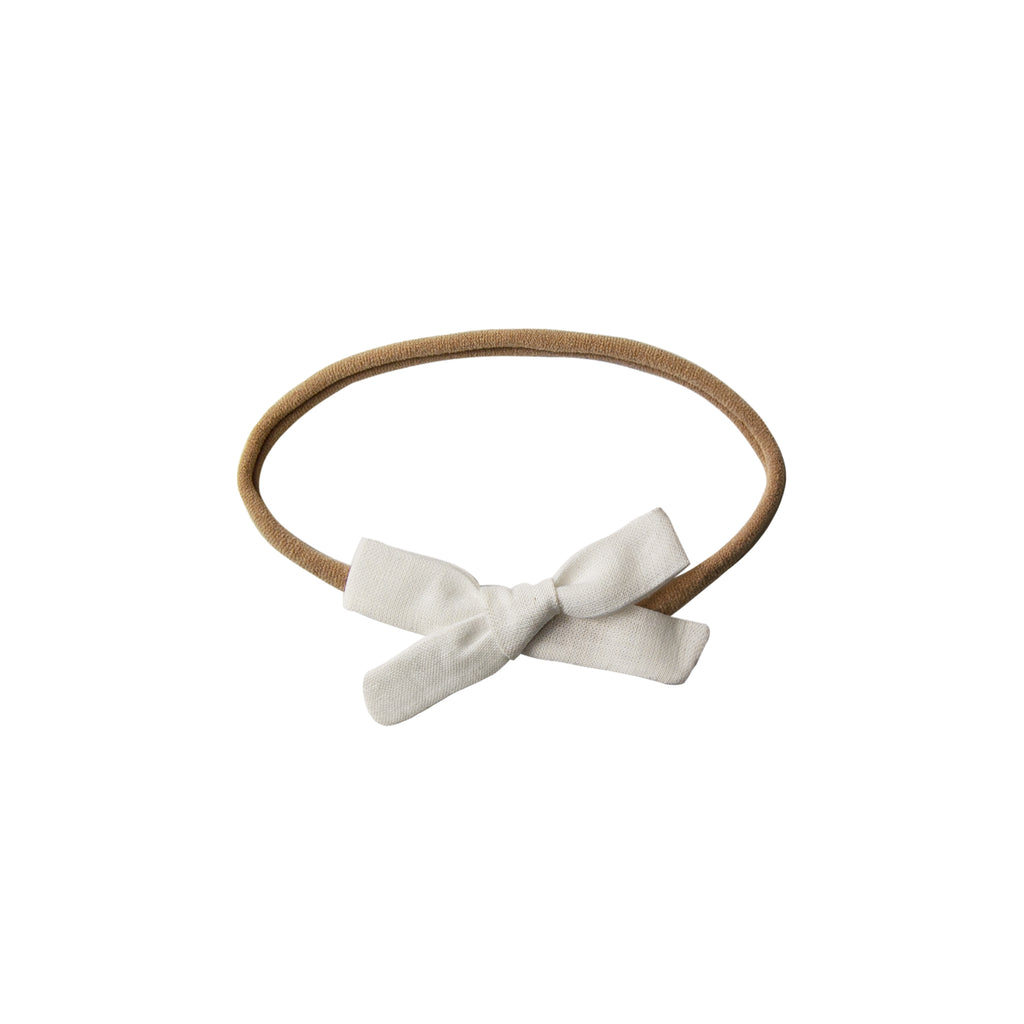Mini Bow Headband - white