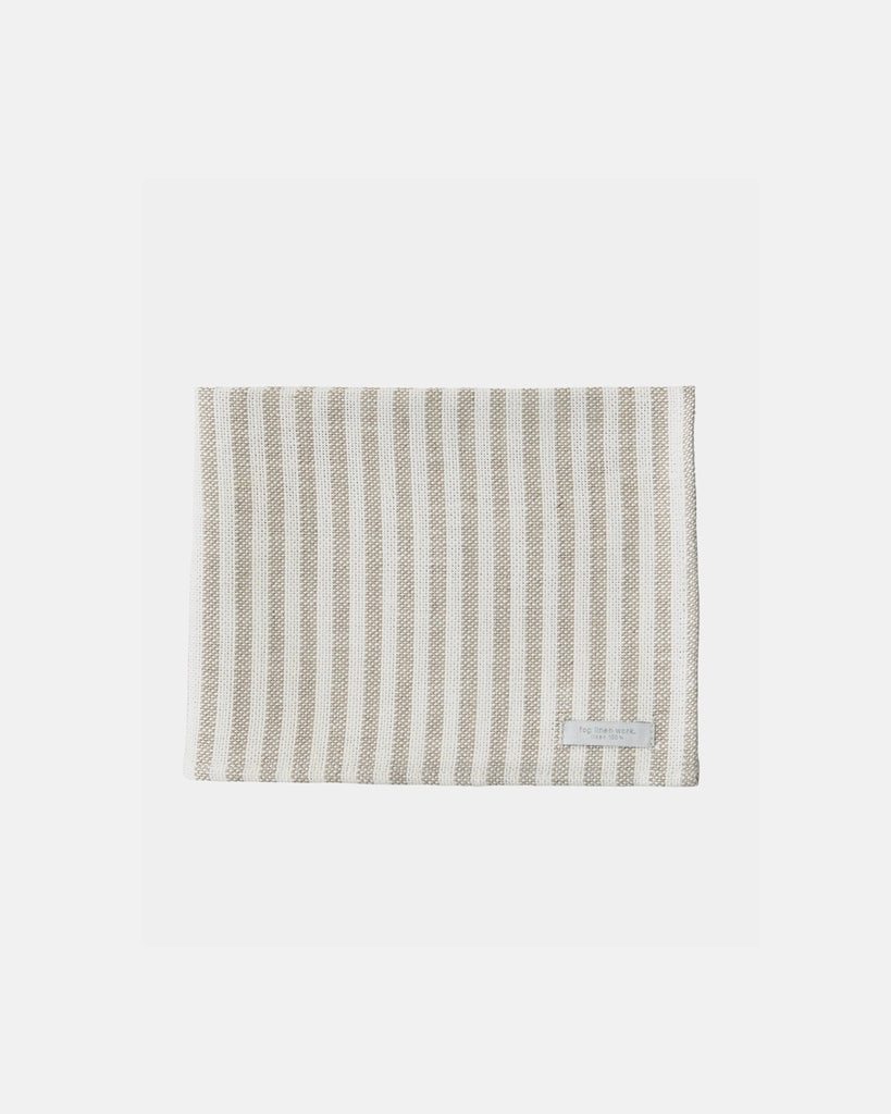 Stripe Linen towel - natural stripe <br>Fog Linen