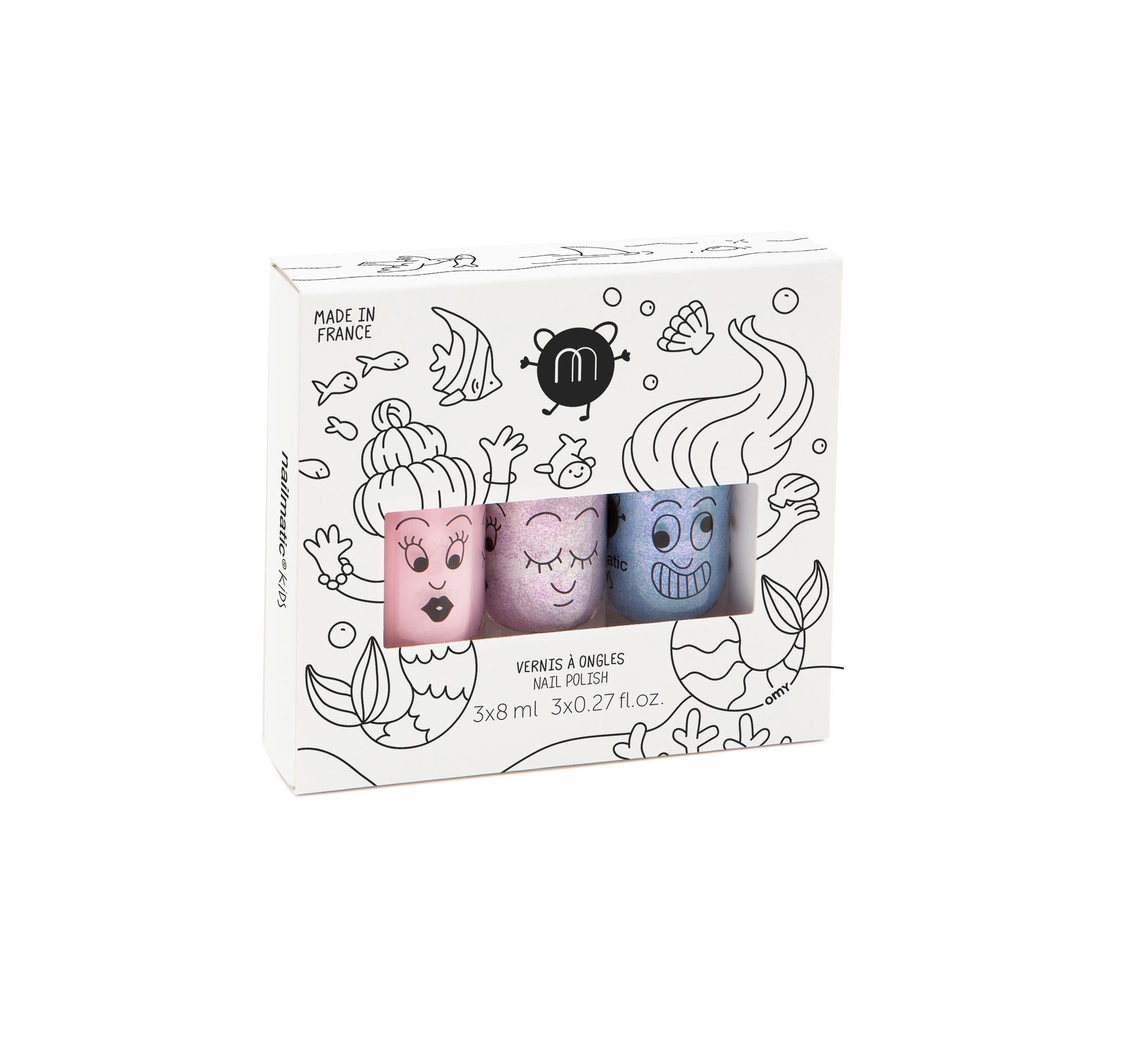 Set of 3 nail polishes – Mermaid <br> Nailmatic