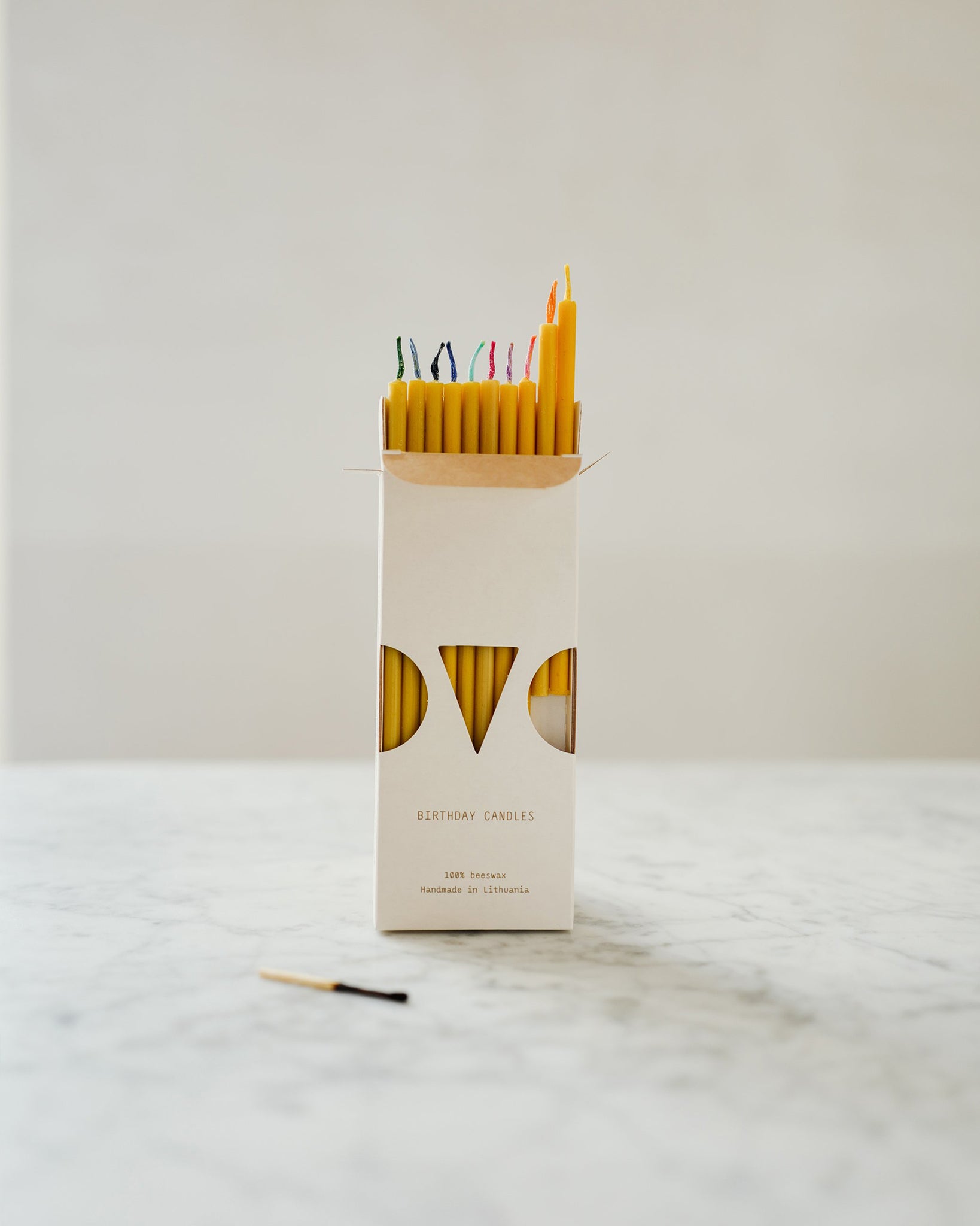 Beeswax Birthday Candles<br>(set of 20)<br>Ovo Things