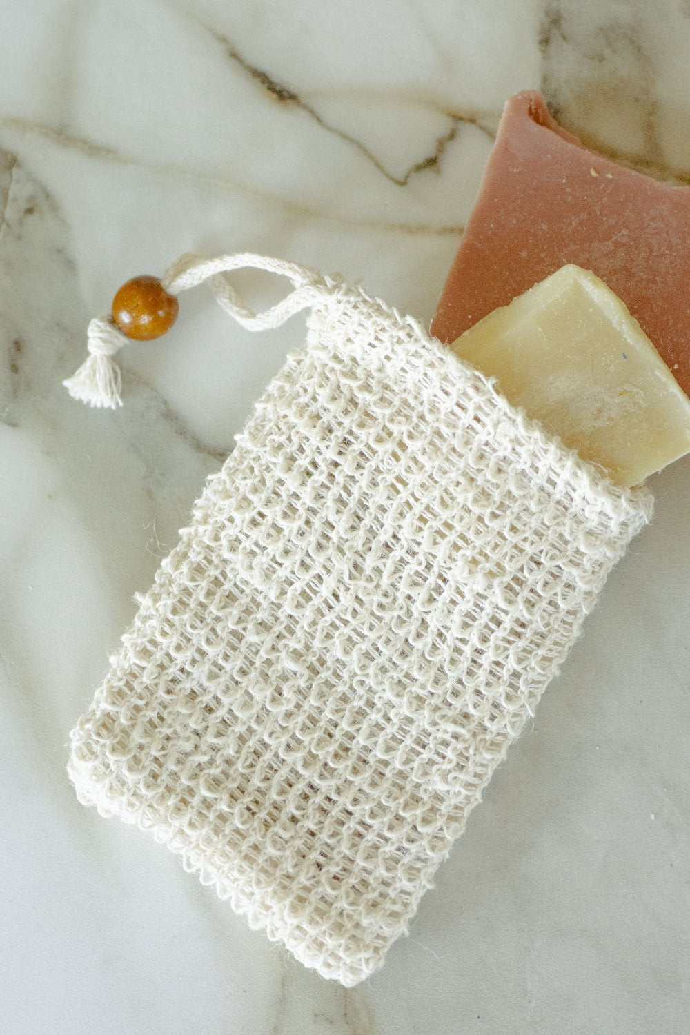 Agave Woven Soap Bag - Exfoliating Scrubber<br>No Tox Life