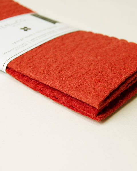 Rust Solid Sponge Cloth - 2 pack <br>Ten & Co.
