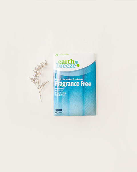 Laundry Detergent Eco Sheets - 60 loads - Fragrance Free <br> Earth Breeze